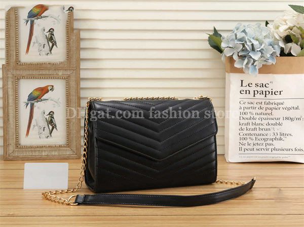 

designer woman new bag women shoulder bag handbag purse original box genuine leather cross body chain high grade quality 26cm