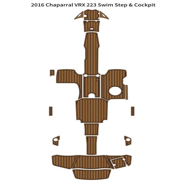

2016 chaparral vrx 223 swim platform cockpit boat eva foam teak deck floor pad