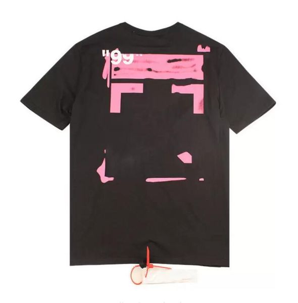 

men's t-shirts summer luxurys mens and womens t designers offs clothing loose tees man casual street graffiti sweatshirt short sleeve d, White;black