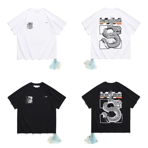 

mens t shirs summer womens designers loose offs tees brands man casual shir luxurys clohing sree shors sleeve clohes, White;black
