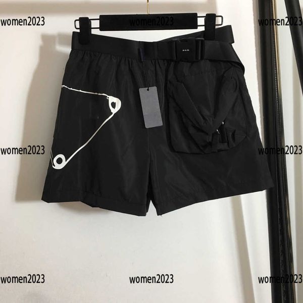 

luxury women shorts lady pants girl bottoms summer size s- fashion safety buckle waist shorts new arrivals, White;black