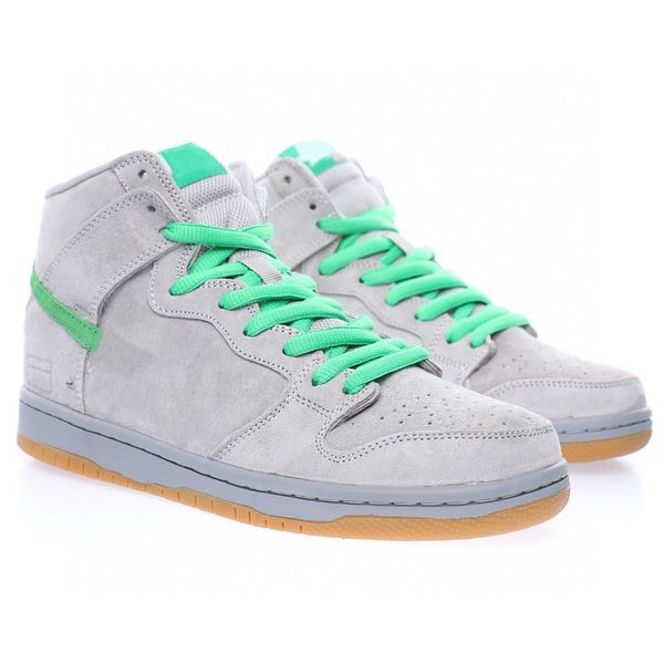 

basketball shoes dunks high pro birch hyper green outdoor sneaker sports with original box