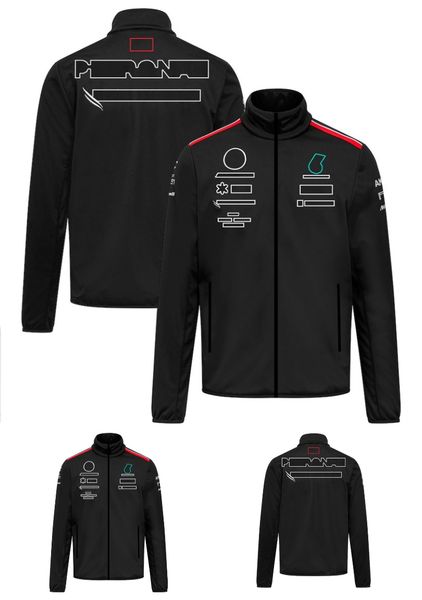 

2023 new f1 racing suit long sleeve team coat jacket outdoor autumn and winter clothes overalls men's customization
