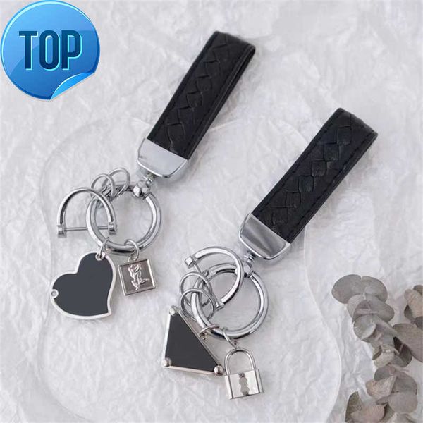 

high qaulity key rings classic letters black white silver buckle keychain designers brands luxury fahsion key chain keyrings, Slivery;golden