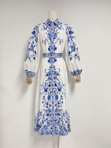 

23 new style printed lapel dress button closure belt decoration, Black;gray