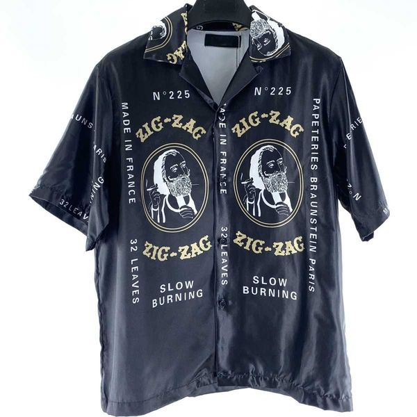 

t-shirts ammri tee shirts high street trend head printed short sleeve shirt fashion designer brand niche ins celebrity casual leisure asjd, White;black