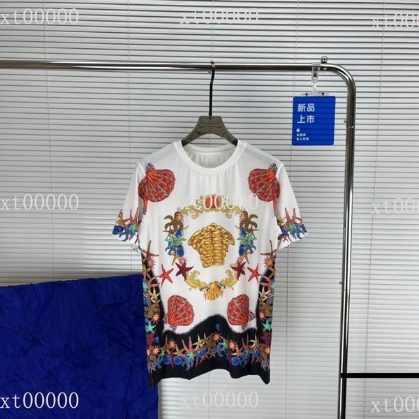 

23ss designer letter printed t shirts tee sweatshirt fashion high street short sleeves summer casual t-shirt breathable men women crew neck, Black;brown