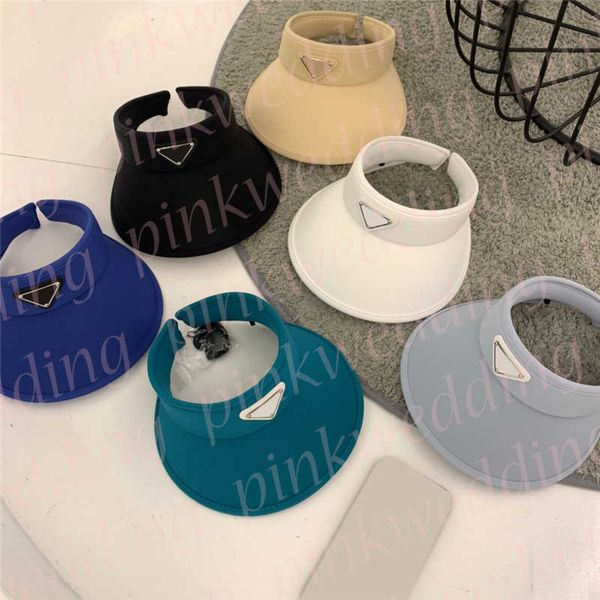 

summer empty baseball cap women men designer letter golf caps outdoor sun protection visor hat z4pa, Blue;gray