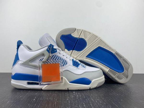 

running shoes motorcycle 4 military blue 4s white/military blue-neutral grey 308497-105 sports sneakers
