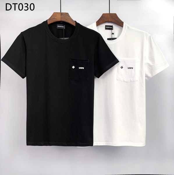 

dsq phantom turtle men's t-shirts mens designer t shirts black white back cool t-shirt men summer italian fashion casual street t-shirt, White;black