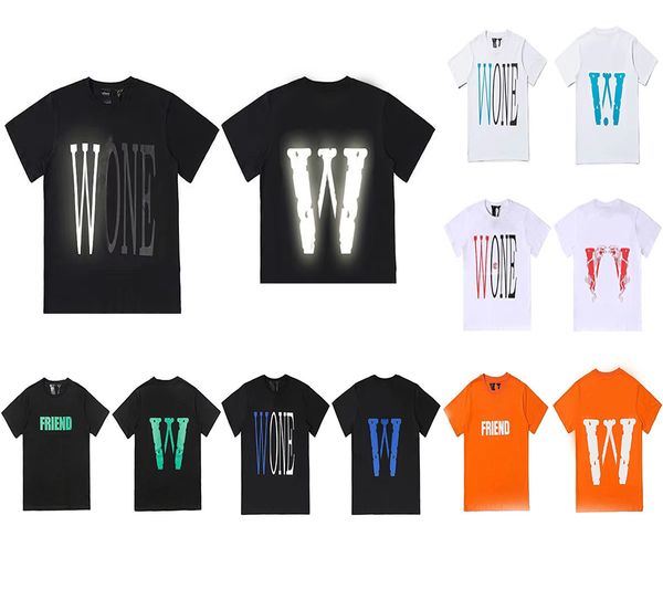 

designer large large reflective v friends fashion mens womens t-shirt leisure angel loose couple luxury short sleeve supre mon tshirs 001, White;black