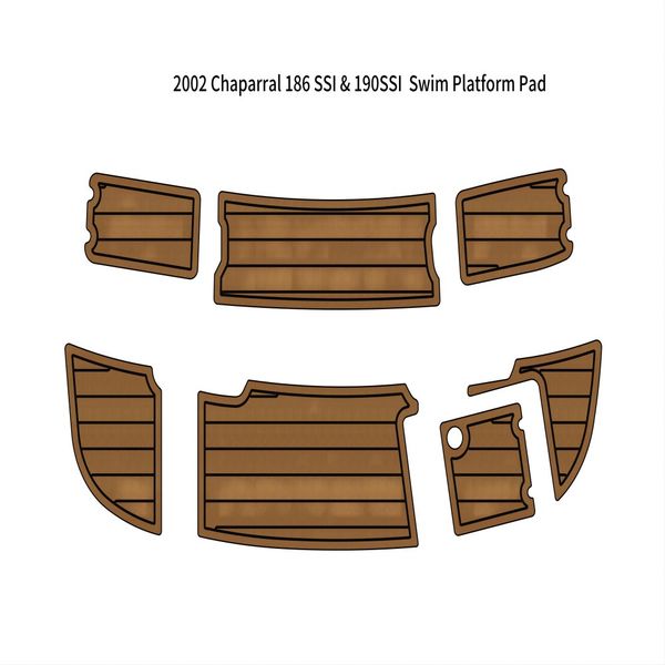 

2002 chaparral 186 ssi 190ssi swim platform boat eva foam teak deck floor pad