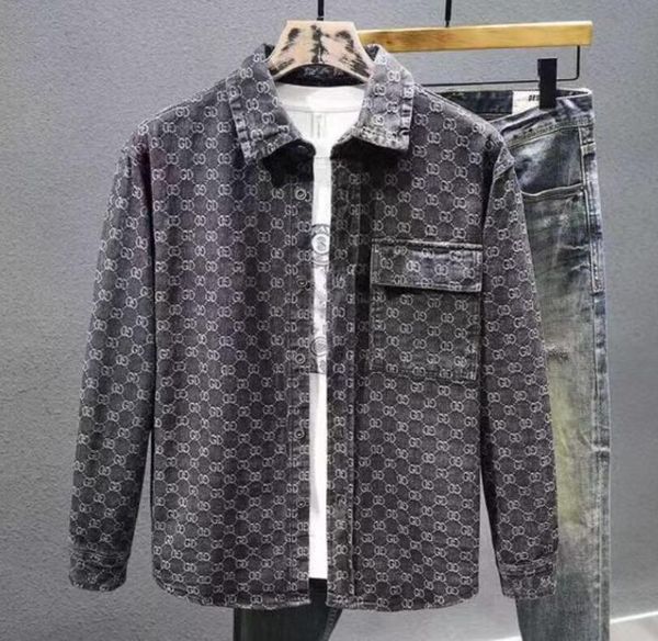 

mens jackets designers shirts for men trendy versatile casual comfortable vintage men clothing, Black;brown