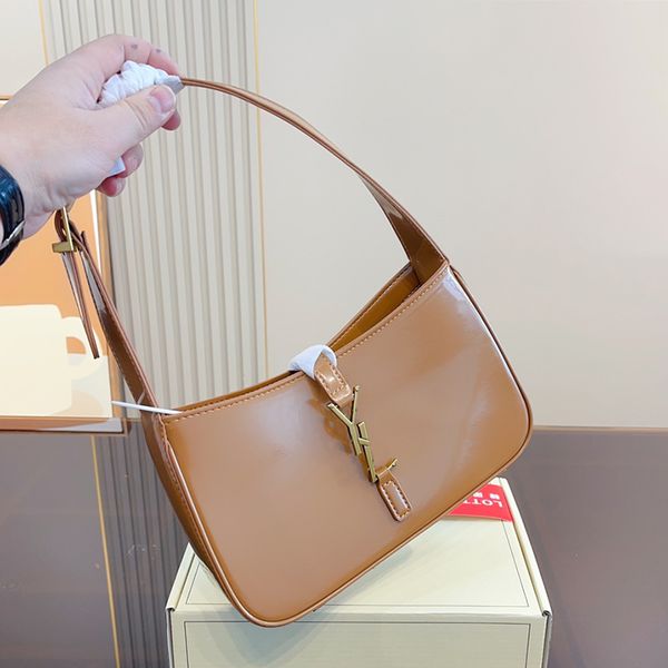 

luxurys tote bag designer handbag simple shoulder crossbody handbags leather women purse brand plain single shoulder multiple colors underar