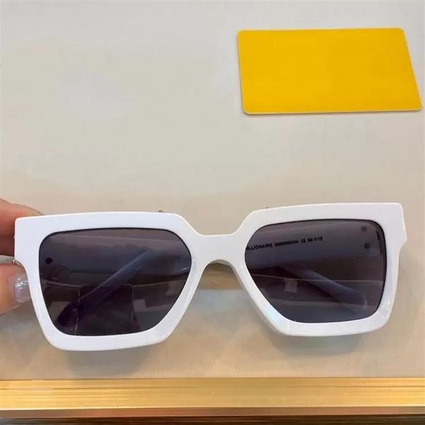

2021 1 1 millionaires sunglases men women full frame vintage designer millionaire 1 1 sunglasses men millionaire black logo mad2464, White;black