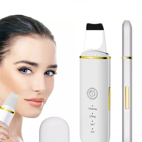 

cleaning tools accessories ultrasonic skin scrubber vibration face spatula blackhead remover shovel clean cavitation peeling lifting saf 230