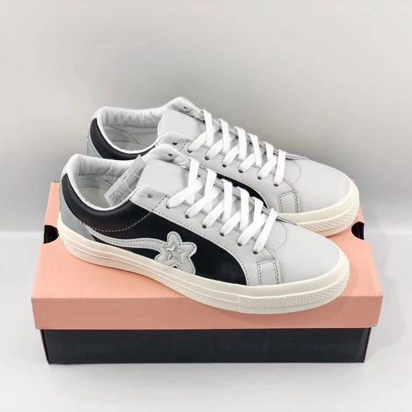 

star ox the creator golf mens casual shoes le suede geranium pink jade lime industrial pack barely blue fleur luxurys designer sneakers wome, Black