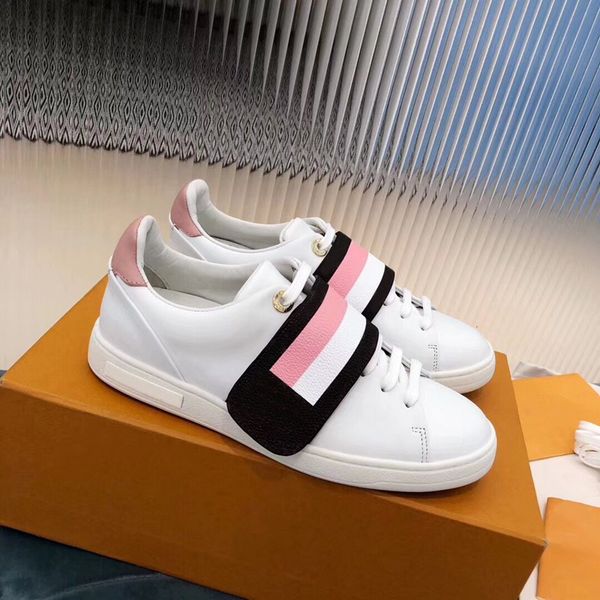 

women time out white sneaker flat tennis shoes straps leather trainers designers sneakers for woman, Black