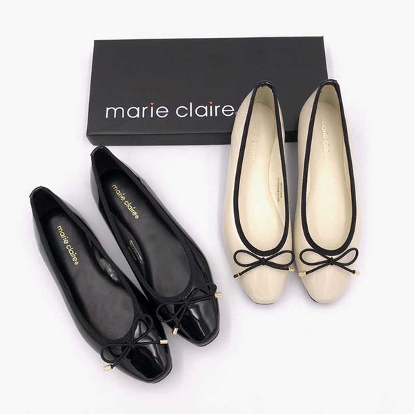 

dress shoes japanned leather round toe bowtied solid loafers soft soled casual ballet flats women slipon single shoes ladies work moccasins, Black