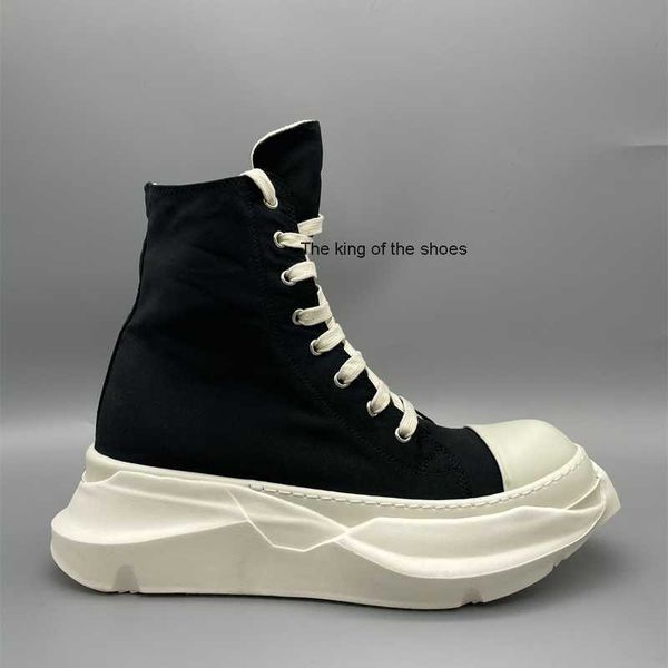 

men's casual shoes drk tick sole rick women's shoes fashion man sport shoe with box owens lace-up shdw woman sneakers size 34-, Black