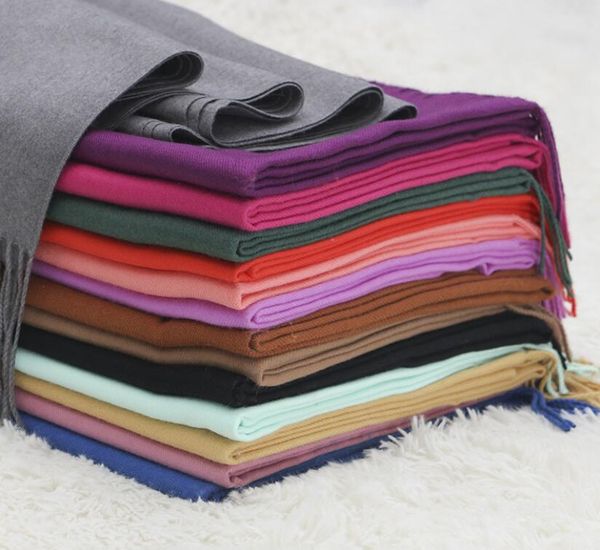 

stylish women cashmere scarf scarves soft touch warm wraps with tags autumn winter long shawls 23 colors are optional, Blue;gray