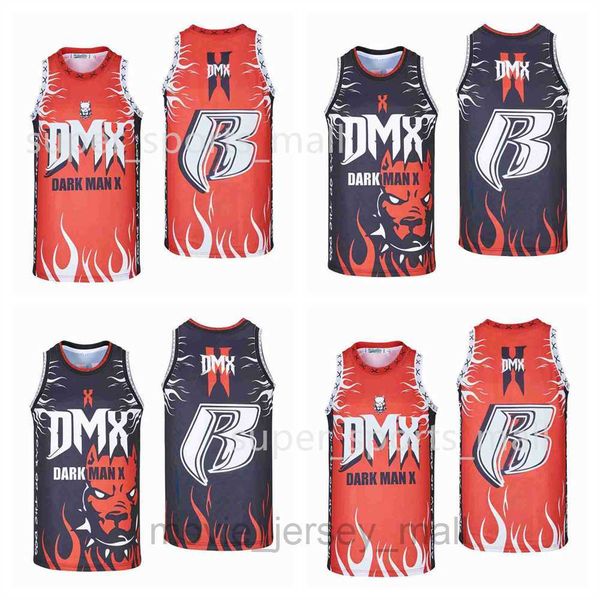 

movie basketball jerseys dmx flesh of my flesh biker jersey, Black;red