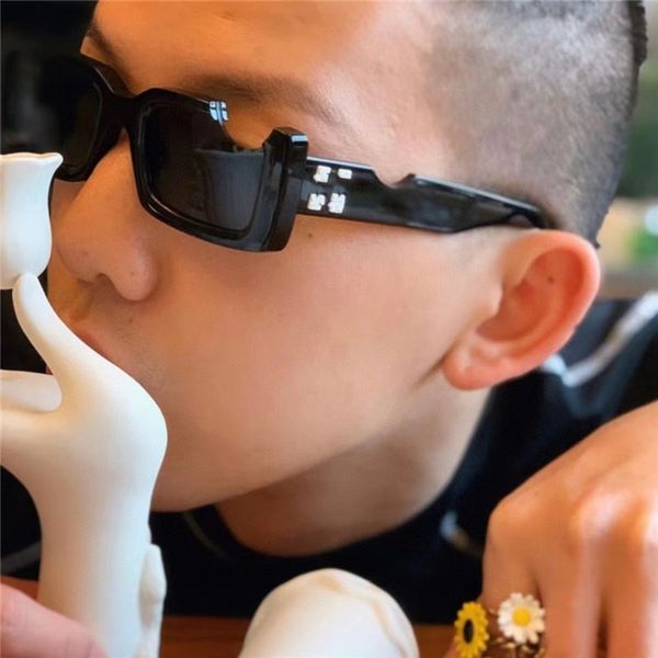 

mens notched sunglass high-end womens vintage notched sunglasses 52-21-145, White;black