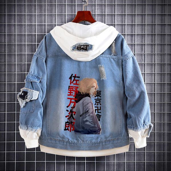 

men's jackets tokyo revengers anime cosplay baseball jacket manjiro sano print warm menwomen harajuku casual clothes 230309, Black;brown