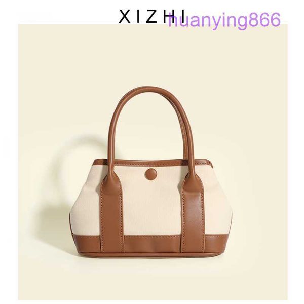 

designer herms party garden evening bags for sale xizhi rose canvas tote women's splice handbag 2022 new simple versatile shoulder