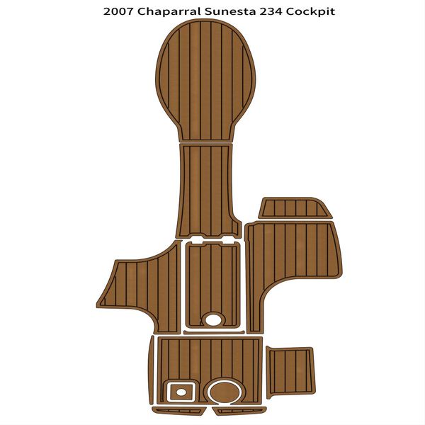 

2007 chaparral sunesta 234 cockpit bow boat eva foam teak deck floor pad mat