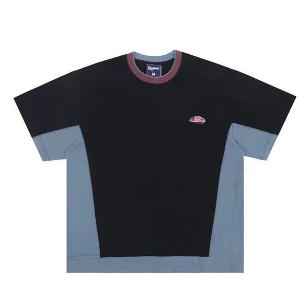 

men's plus tees heavy round-necked short-sleeved t-shirt, Black;brown