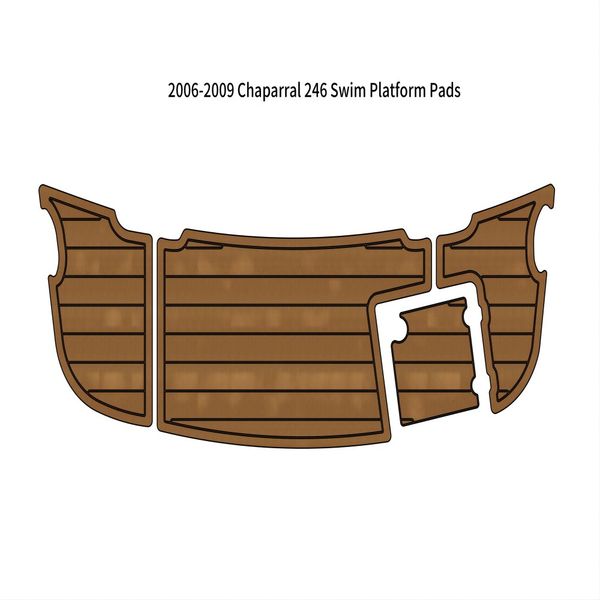 

2006-2009 chaparral 246 swim platform step boat eva foam teak deck floor pad mat