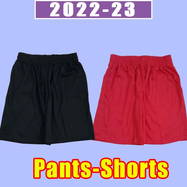 

2022 2023 rbl soccer shorts leipziges poulsen forsberg 22 23 bundesliga sabitzer camisetas de futbol men football pants uniforms fans versio, Black;red