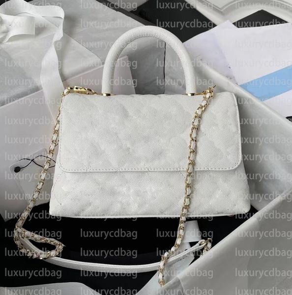 

original quality classic designer women bag caviar leather shoulder bag tote black gold and silver chain handle bag pocket envelope purse wh