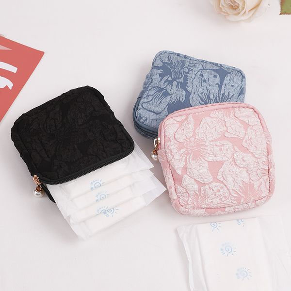 

stuff sacks portable cosmetic bag travel mini coin money id card lipstick storage organizer girl sanitary napkin tampon pad pouch 230309