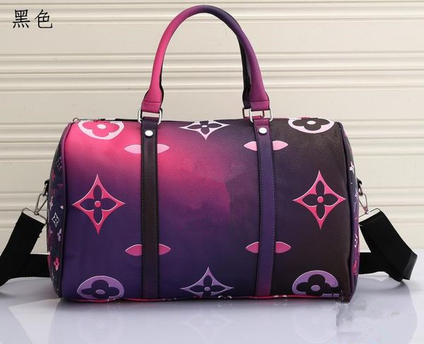 

022 casual fashion travel bag print flower women handbags sale high capacity bags cartoon brown pillow shoulder bags totes 001