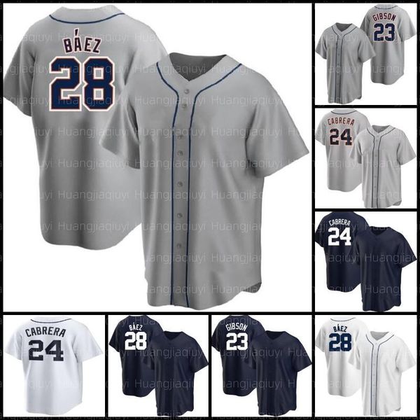 

miguel cabrera baseball jersey javier baez kirk gibson jonathan schoop akil baddoo eric haase spencer torkelson willi castro austin meadows, Blue;black