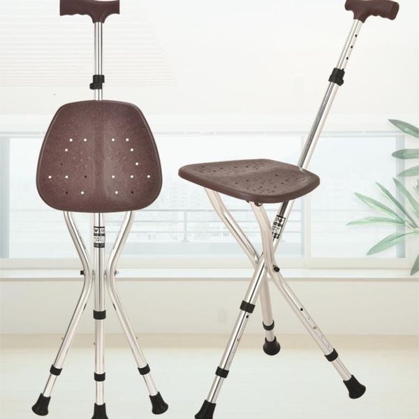 

other health beauty items stick aluminium alloy folding stool type multifunction tripods cane chair cane help line device s 230308