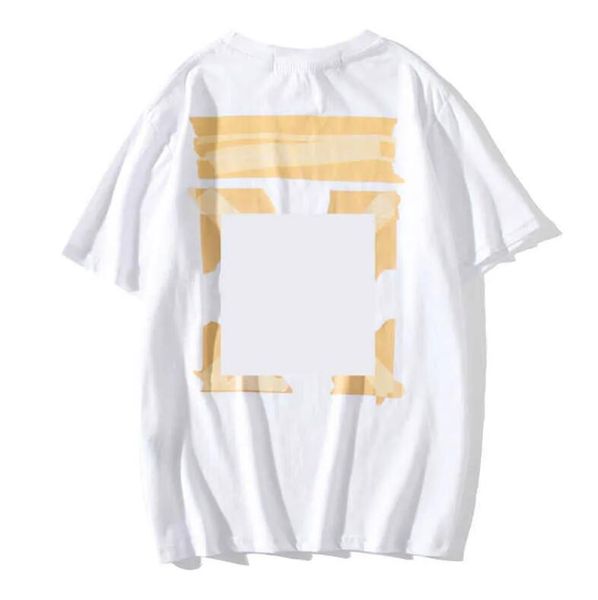 

men's t-shirts summer t-shirt mens womens designersoff t-shirts loose tees man casual shirt luxurys clothing streetwear shorts sleeve, White;black