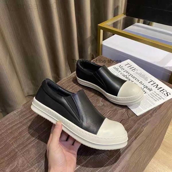 

shoes casual sneakers show trainers shoe womens leather designers streetwear loafers white 35-40 rick dark drk rric and shdw women owen, Black