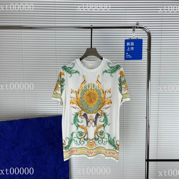 

23ss designer letter printed t shirts tee sweatshirt fashion high street short sleeves summer casual t-shirt breathable men women crew neck, Black;brown