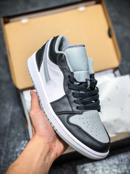 

original quality 1s shadow basketball shoes 1 1s low black light smoke grey white 2023 designer sneakers