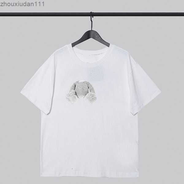 

mens womens summer designers bears t-shirts for men s luxurys letter embroidery tshirts clothing short sleeved size s-xl2xlp, White;black