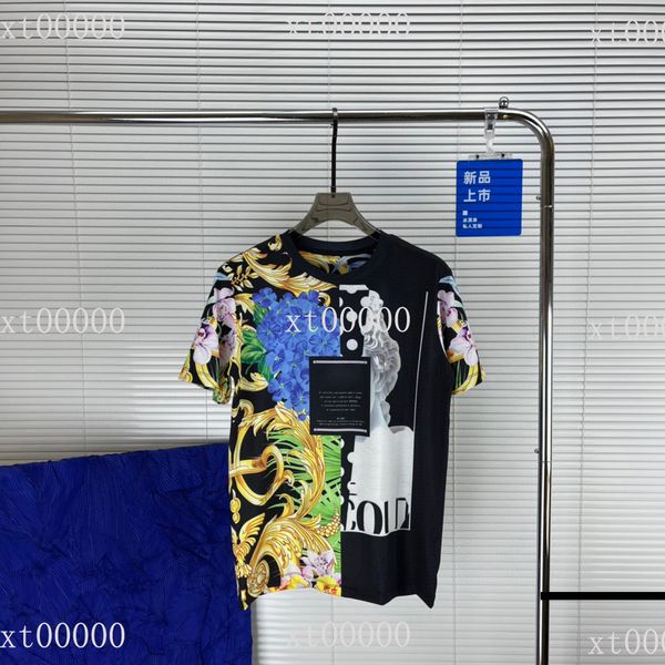 

23ss designer letter printed t shirts tee sweatshirt fashion high street short sleeves summer casual t-shirt breathable men women crew neck, White;black
