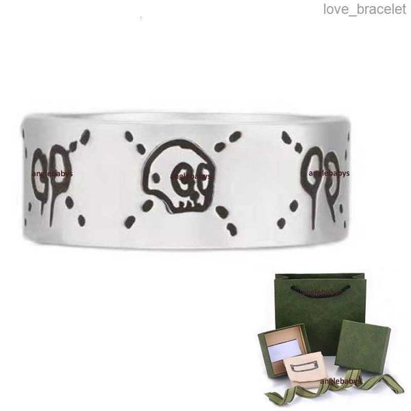 

fashion luxury ring for men women ghost designer rings jewelry sliver color, Silver