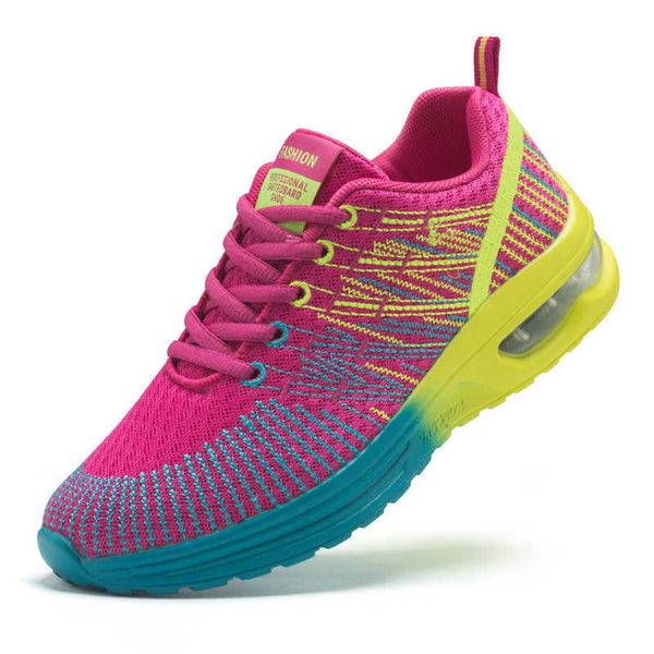

dress shoes 2022 women light outdoor sneakers running jogging homme knit upper breathable gym sport shoes, Black