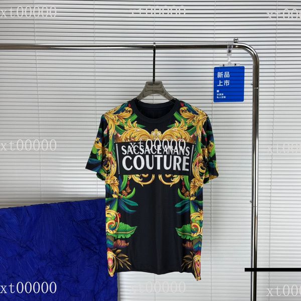 

23ss designer letter printed t shirts tee sweatshirt fashion high street short sleeves summer casual t-shirt breathable men women crew neck, Black;brown