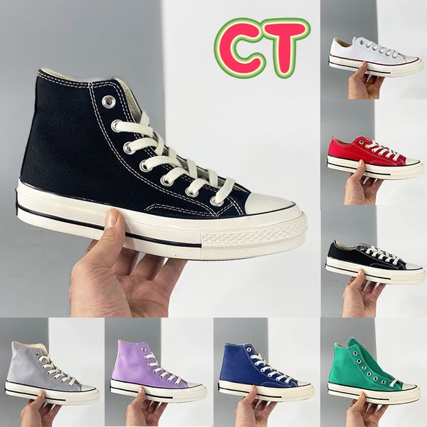 

designer mens casual shoes chucks all star 70 luxurys sneaker hi ox black white sunflower midnight navy wolf grey desert cargo ct fashion wo