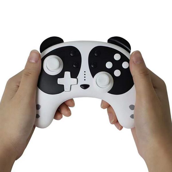Wireless Bluetooth Gamepad Controller Cute Panda Game Controllers For Switch Console/Switch Pro Gamepads Controllers Joystick With Retail Box Dropshipping