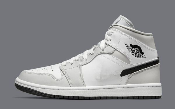 

new release jumpman 1s basketball shoes mid light smoke grey grey fog arrives october 11thbq mens shoes tennis sneakers size us6-us13 availa